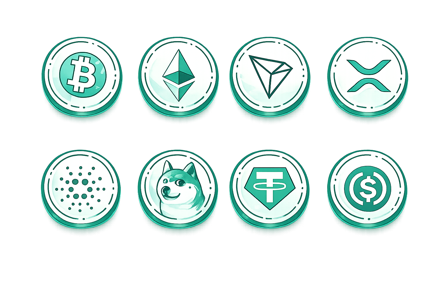 Supported crypto assets